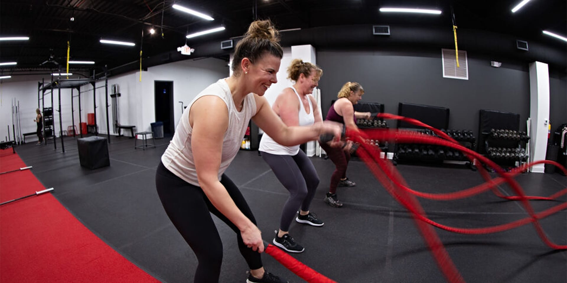 women exercising at CoreFit Training Studio
